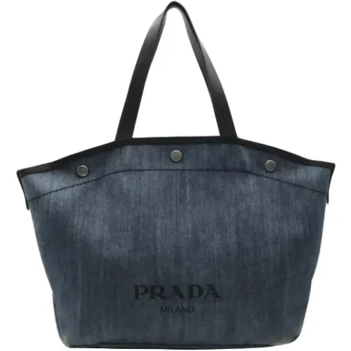 Pre-owned Denim totes , female, Sizes: ONE SIZE - Prada Vintage - Modalova