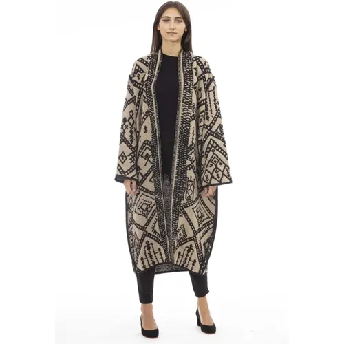 Long Sleeve Blend Coat , female, Sizes: ONE SIZE - Alpha Studio - Modalova
