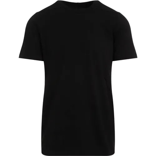 Schwarzes Baumwoll-T-Shirt Stilvolles Design , Herren, Größe: M - Rick Owens - Modalova