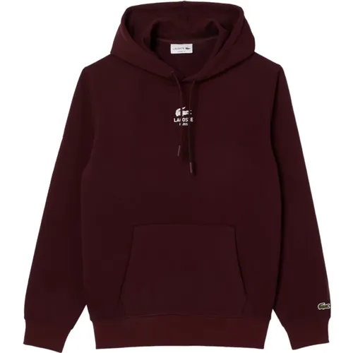 Rote Pullover Kollektion , Herren, Größe: L - Lacoste - Modalova