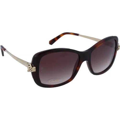 Sunglasses , female, Sizes: 55 MM - Cartier - Modalova