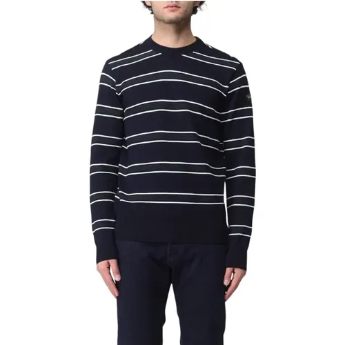 Striped Wool Sweater Regular Fit , male, Sizes: 3XL, XL, L, M - PAUL & SHARK - Modalova