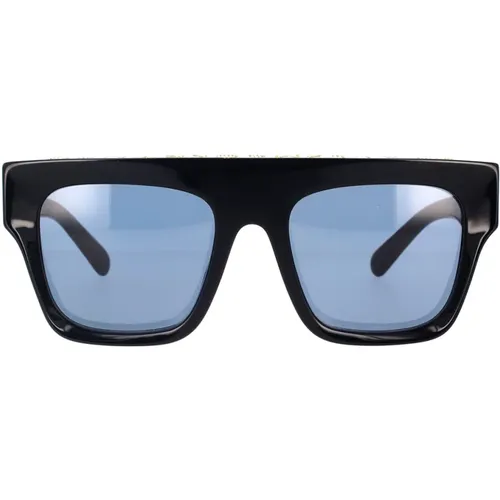 Square Bio-Acetate Sunglasses in with Dark Grey Lenses , unisex, Sizes: 54 MM - Stella Mccartney - Modalova