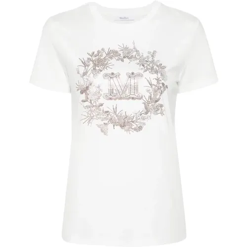 Weiße T-Shirts & Polos für Frauen , Damen, Größe: M - Max Mara - Modalova