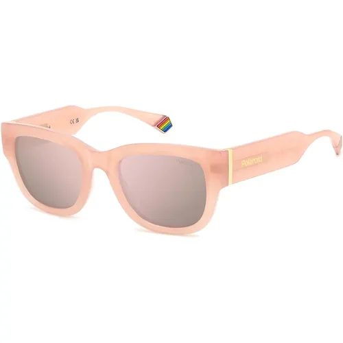 Rose Gold Sunglasses , female, Sizes: 51 MM - Polaroid - Modalova