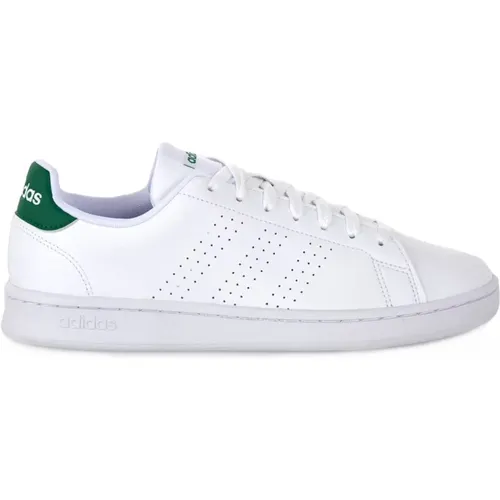 And Green Leather Sneakers , male, Sizes: 10 UK, 6 UK, 11 1/3 UK, 5 1/3 UK, 10 2/3 UK, 9 1/3 UK - Adidas - Modalova