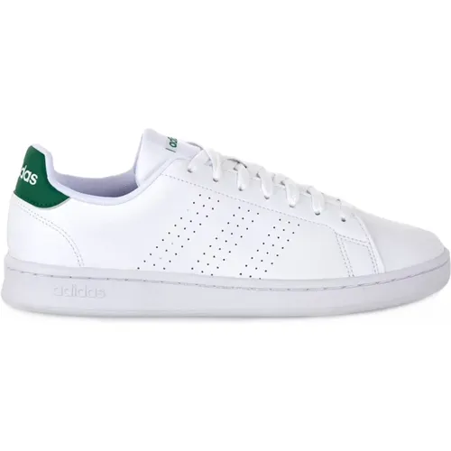 And Green Leather Sneakers , male, Sizes: 7 UK, 10 UK, 7 1/3 UK, 8 2/3 UK, 6 UK, 11 1/3 UK, 8 UK, 5 1/3 UK, 10 2/3 UK, 9 1/3 UK - Adidas - Modalova