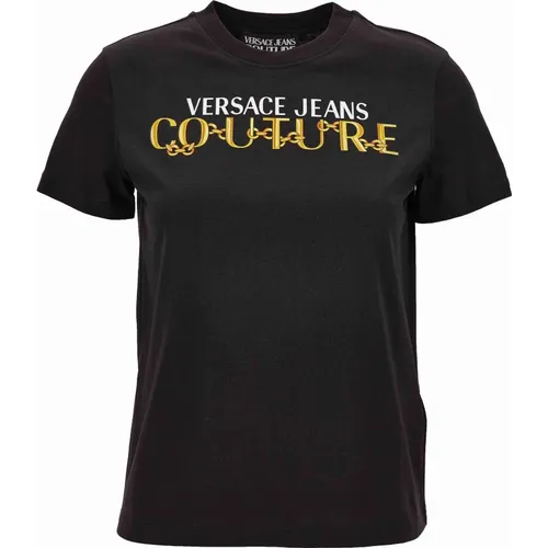 T-shirt and Polo Collection , female, Sizes: M, S - Versace Jeans Couture - Modalova