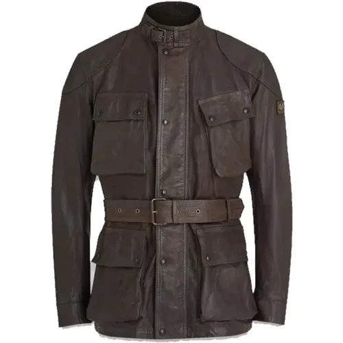 Legacy Trialmaster Panther Leather Jacket , male, Sizes: L, 2XL - Belstaff - Modalova