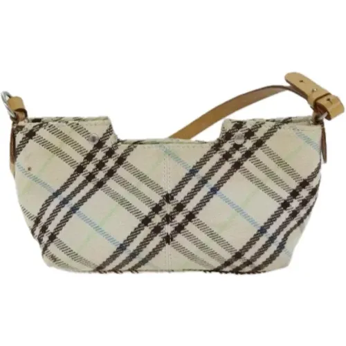 Pre-owned Canvas shoulder-bags , female, Sizes: ONE SIZE - Burberry Vintage - Modalova