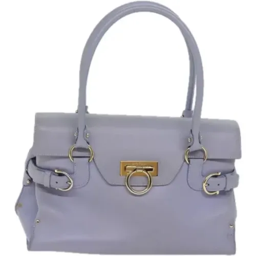 Pre-owned Leather handbags , female, Sizes: ONE SIZE - Salvatore Ferragamo Pre-owned - Modalova