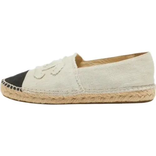 Pre-owned Canvas flats , female, Sizes: 8 UK - Chanel Vintage - Modalova