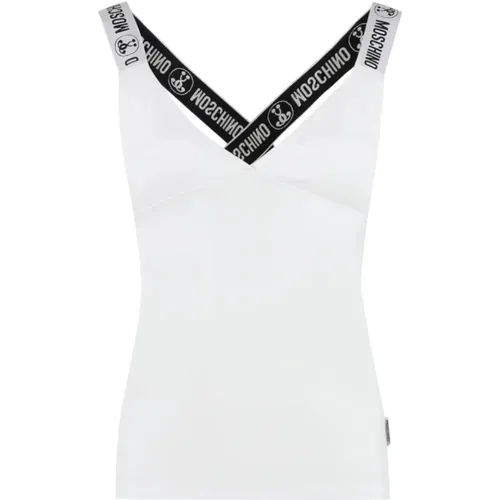 Elegantes ärmelloses Oberteil für Frauen , Damen, Größe: XS - Moschino - Modalova