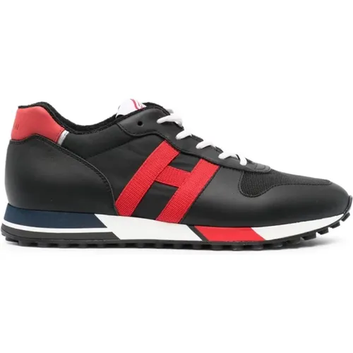 Casual Multicolor Trainer mit Ledersohle - Hogan - Modalova