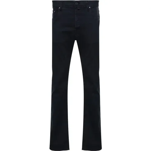 Bard' blended cotton pants , male, Sizes: W34, W33, W32, W38, W36, W35 - Jacob Cohën - Modalova