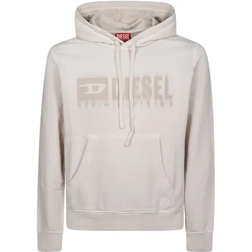 Stylischer Sweatshirt für Männer , Herren, Größe: L - Diesel - Modalova