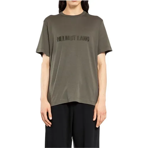 Besticktes Logo-T-Shirt Helmut Lang - Helmut Lang - Modalova