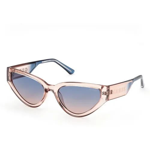 Stylish Sunglasses with Gradient Blue Lens , female, Sizes: 56 MM - Guess - Modalova