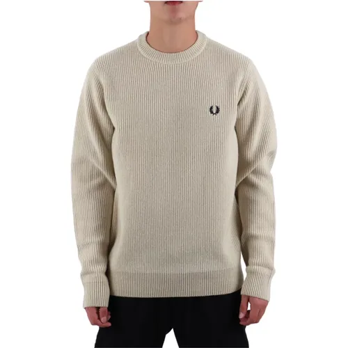 Ribbed Wool Sweater , male, Sizes: XL - Fred Perry - Modalova