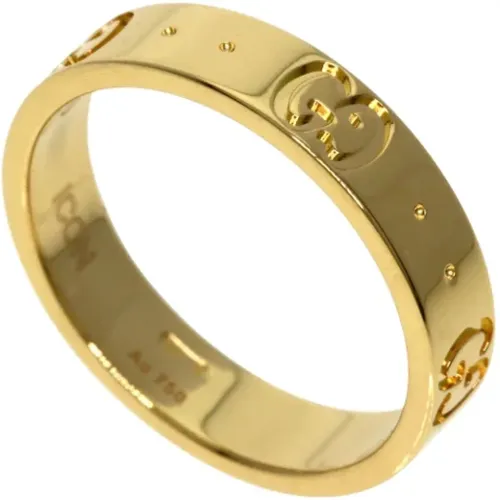 Pre-owned Gold rings , female, Sizes: ONE SIZE - Gucci Vintage - Modalova