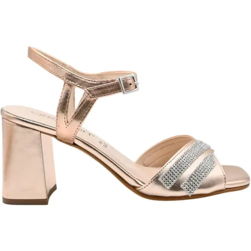 Elegant Heeled Shoes in Blush , female, Sizes: 7 UK - Cinzia Soft - Modalova