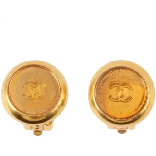 Pre-owned Fabric earrings , female, Sizes: ONE SIZE - Chanel Vintage - Modalova