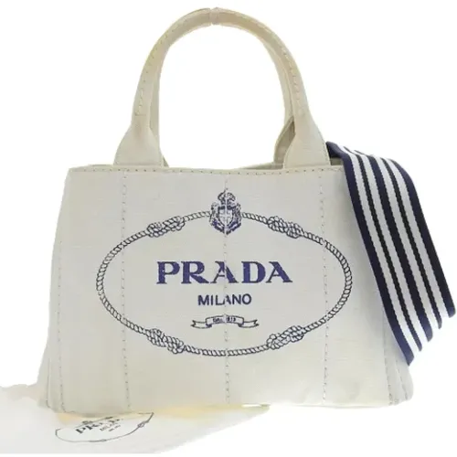 Pre-owned Canvas totes , Damen, Größe: ONE Size - Prada Vintage - Modalova