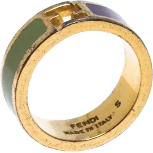Pre-owned Metall ringe , Damen, Größe: ONE Size - Fendi Vintage - Modalova