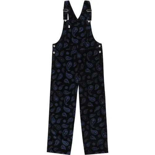 Paisley Velvet Workwear Overalls , female, Sizes: S, L, M - Element - Modalova