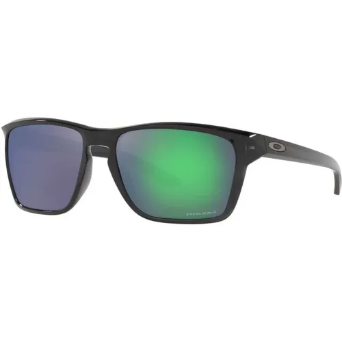 Sylas 9448 Sunglasses Green Square Style , male, Sizes: 57 MM - Oakley - Modalova