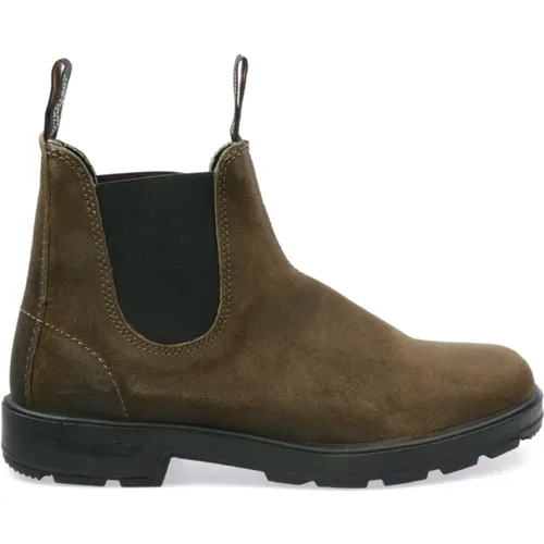 Waxed Suede Boots , male, Sizes: 12 UK, 10 UK, 10 1/2 UK, 9 UK, 11 UK, 6 1/2 UK, 8 UK - Blundstone - Modalova