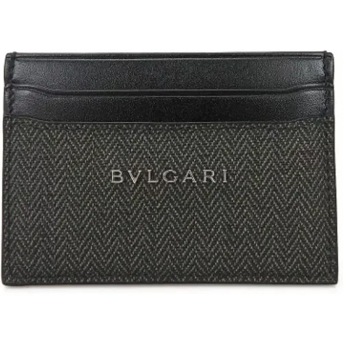 Pre-owned Leather wallets , male, Sizes: ONE SIZE - Bvlgari Vintage - Modalova