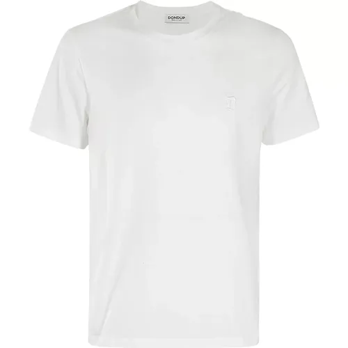Lässiges Baumwoll T-Shirt , Herren, Größe: M - Dondup - Modalova