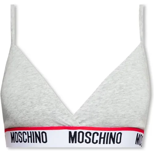 BH mit Logo , Damen, Größe: M - Moschino - Modalova