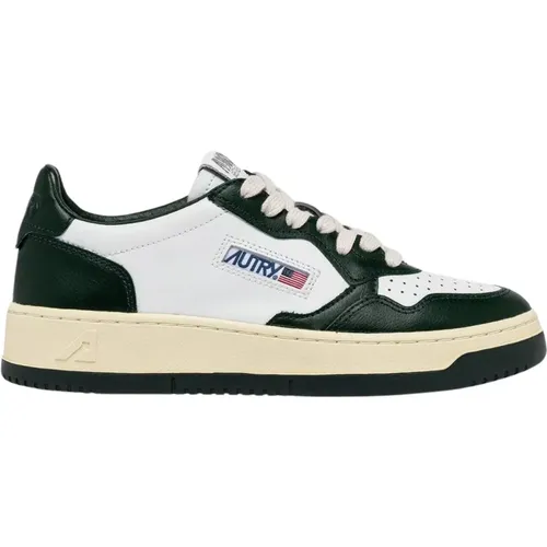 Medalist Bicolor Leather Sneakers , female, Sizes: 5 UK, 11 UK, 12 UK, 3 UK, 4 UK, 8 UK, 2 UK, 6 UK, 9 UK, 10 UK, 7 UK - Autry - Modalova