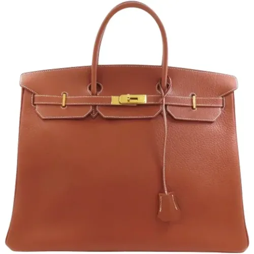 Pre-owned Leather handbags , female, Sizes: ONE SIZE - Hermès Vintage - Modalova