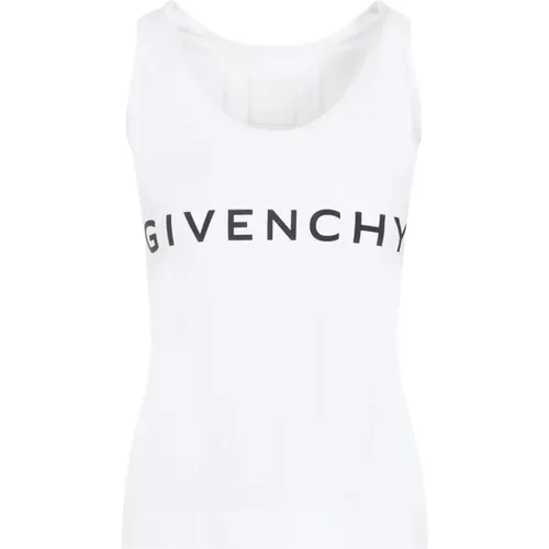 Top in Weiß und Schwarz,Archetype Ärmelloses Top - Givenchy - Modalova