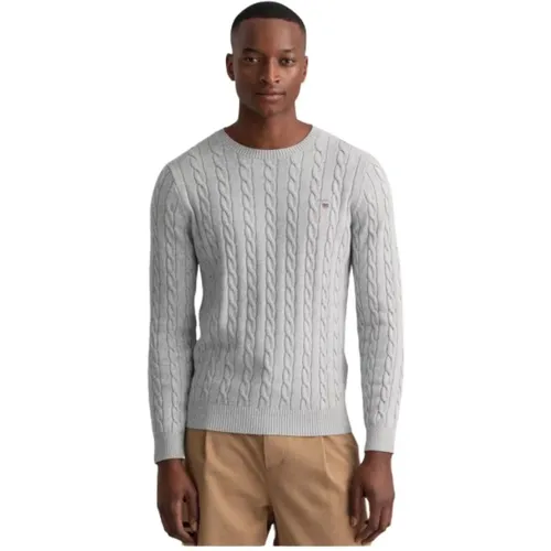 Twisted Cotton Sweater , male, Sizes: S, XL - Gant - Modalova