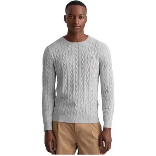 Twisted Cotton Sweater , male, Sizes: XL - Gant - Modalova