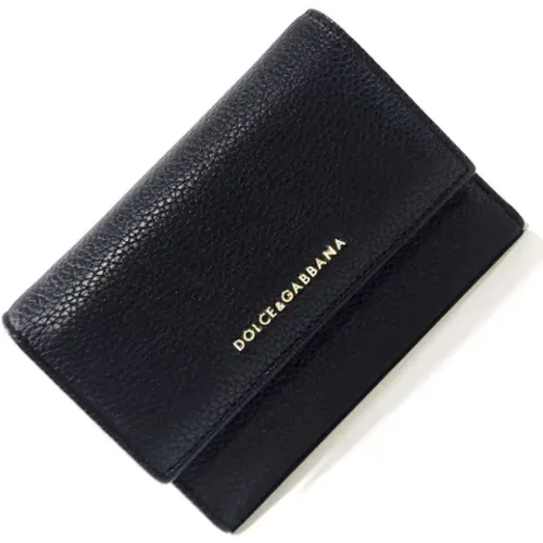 Pre-owned Leather wallets , female, Sizes: ONE SIZE - Dolce & Gabbana Pre-owned - Modalova