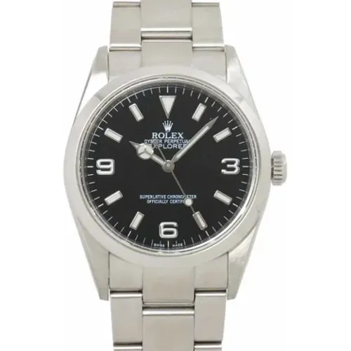 Pre-owned Stainless Steel watches , male, Sizes: ONE SIZE - Rolex Vintage - Modalova