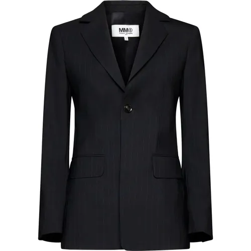 Schwarze Jacken für Frauen - MM6 Maison Margiela - Modalova