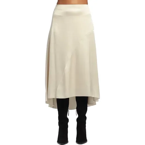 Midi Skirts , female, Sizes: M - Pomandère - Modalova