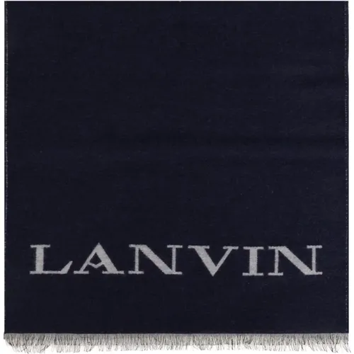 Scarf with logo , female, Sizes: ONE SIZE - Lanvin - Modalova