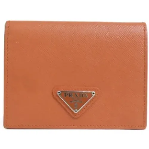 Pre-owned Leather wallets , female, Sizes: ONE SIZE - Prada Vintage - Modalova