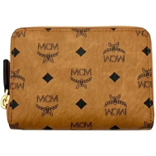 Pre-owned Leather wallets , female, Sizes: ONE SIZE - MCM Pre-owned - Modalova