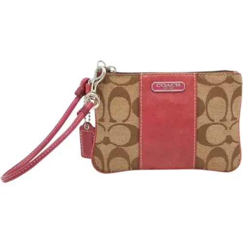 Pre-owned Canvas clutches , female, Sizes: ONE SIZE - Coach Pre-owned - Modalova