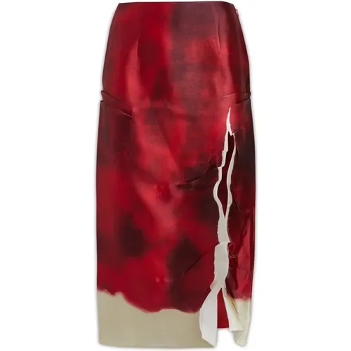 Midi Skirts , female, Sizes: S, M - Prada - Modalova