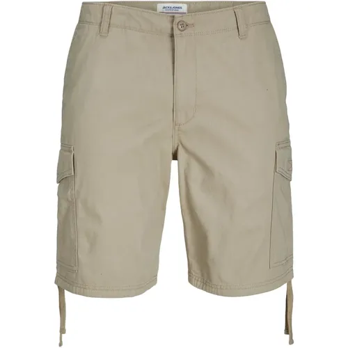 Stylische Cargo Shorts mit Vielen Taschen , Herren, Größe: XL - jack & jones - Modalova