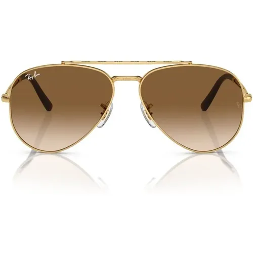 Goldene Aviator Sonnenbrille , Herren, Größe: 62 MM - Ray-Ban - Modalova
